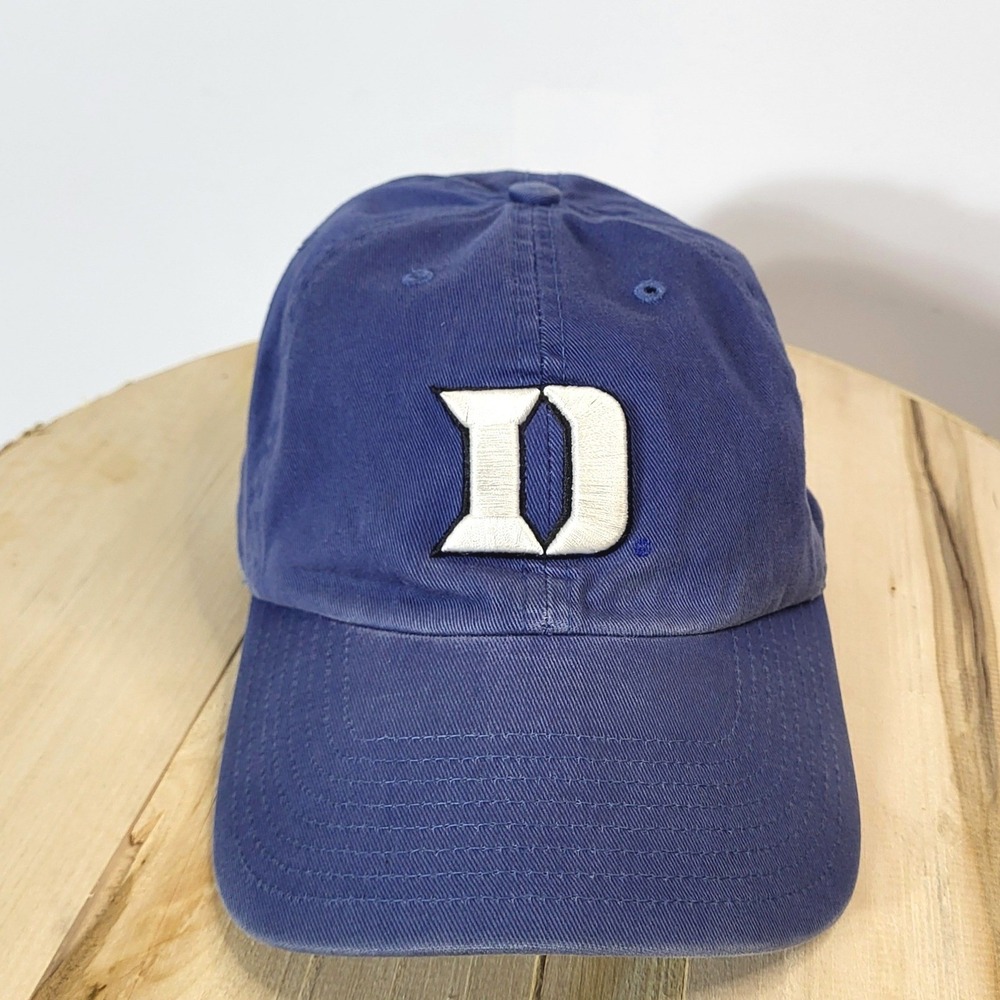 Twins Enterprise Mens Duke Blue Devils The Franchise Fitted Hat Blue Cotton S